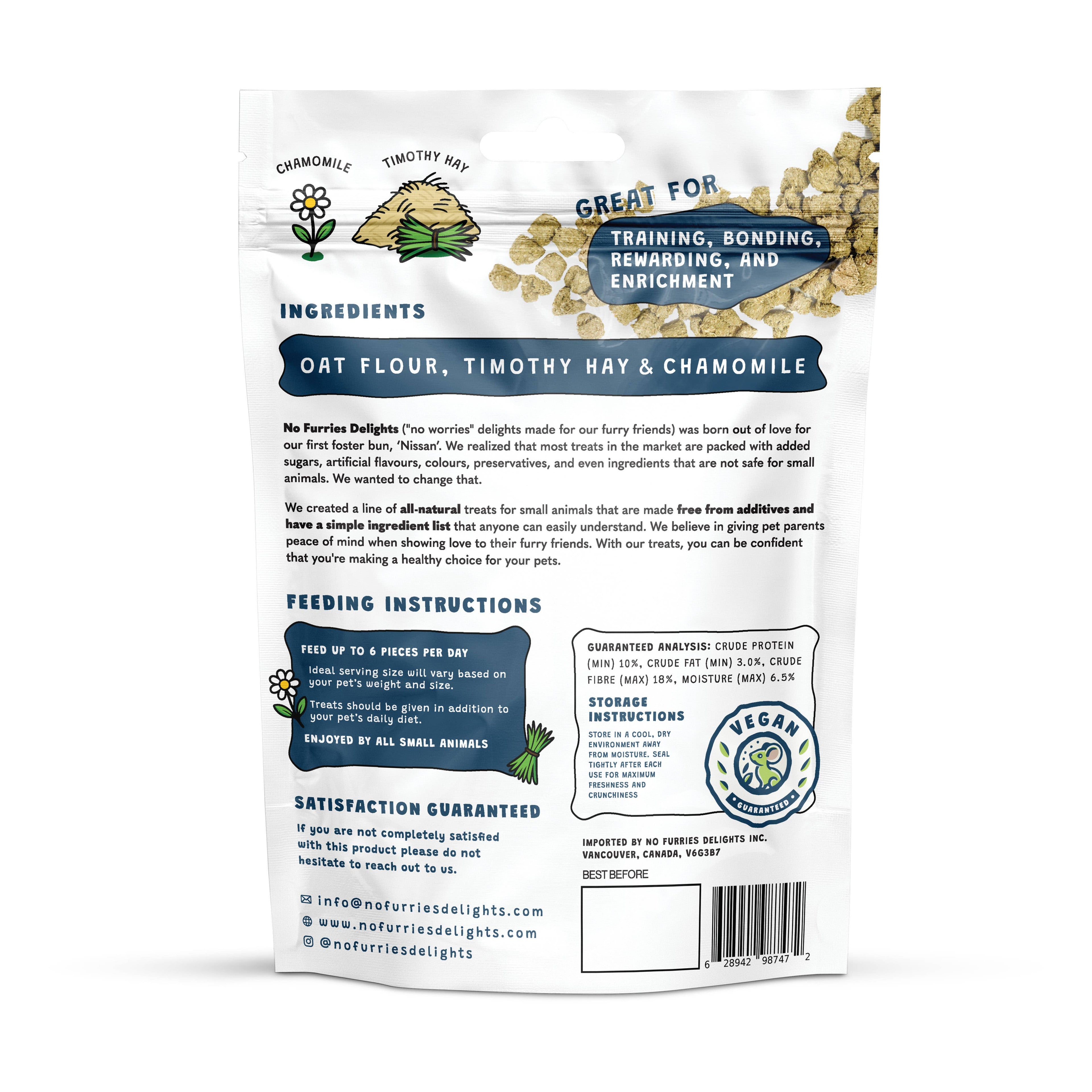 Hoppy Hay Hearts (50g | 1.76oz)