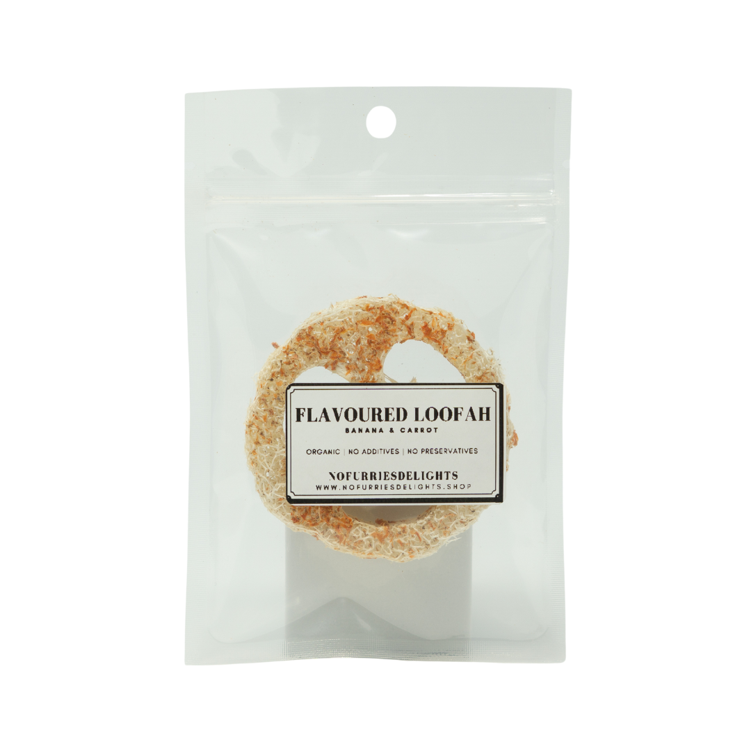 Banana Carrot Flavoured Loofah (3 Pack)