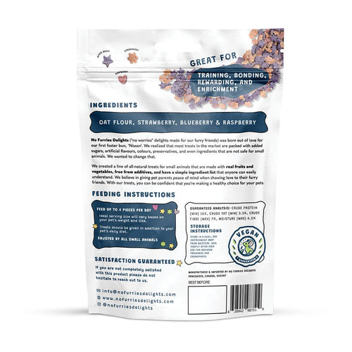Berry-Licious Variety Pack | Bite-Sized Small Animal Treats