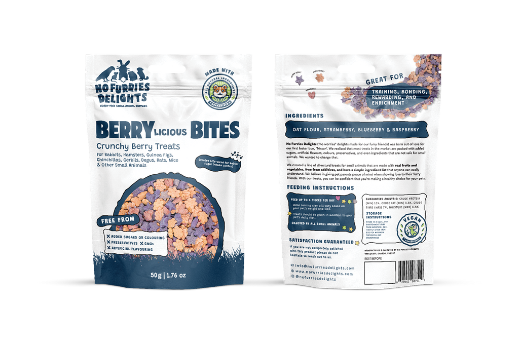 Berry-Licious Variety Pack | Bite-Sized Small Animal Treats