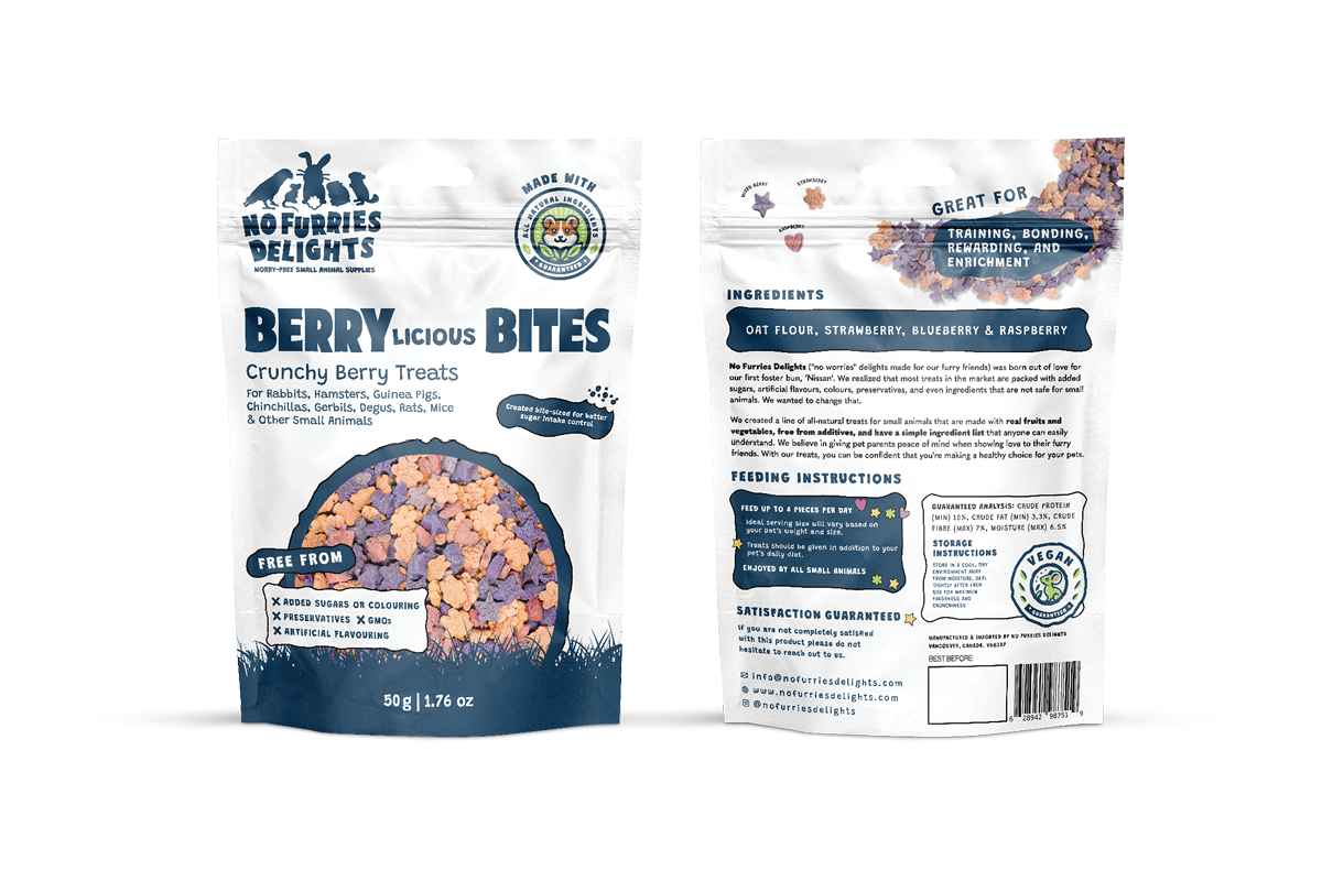 Berry-Licious Variety Pack | Bite-Sized Small Animal Treats