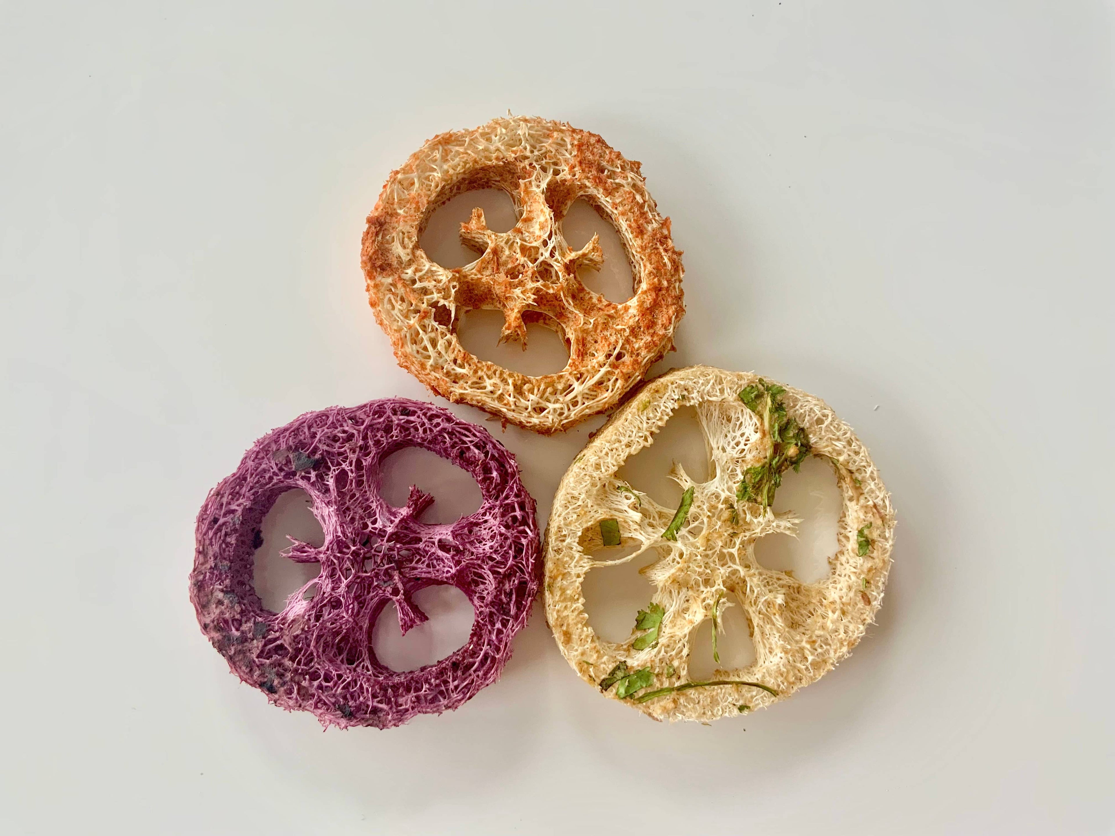 Tri-Flavoured Loofahs (3 Pack)